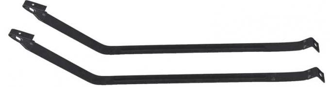 1962-67 Chevy II, Nova, Fuel Tank Mounting Straps, EDP Coated Steel, Pair