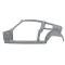 1967-68 Mustang Fastback, Quarter & Door Frame Assembly, LH Driver Side, EDP Coated