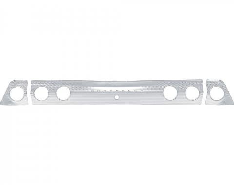 Full Size Chevy Trunk Panel Insert & Coves, With Trim Bar, Impala Super Sport, 1962