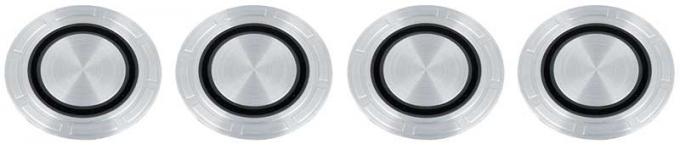 OER 1967-68 Magnum 500 Wheel 4 Piece Center Cap Insert Set MM8278