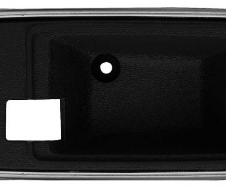 OER 1977-81 Camaro / Firebird / Corvette Inner Door Handle Escutcheon - Black K482