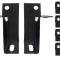 OER 1964-66 Mustang, Rear Bumper Guard Mounting Brackets, with Hardware 17B876A