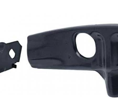 1968-1972 Chevy II / Nova Front Left 2 Piece Bumper Bracket Set