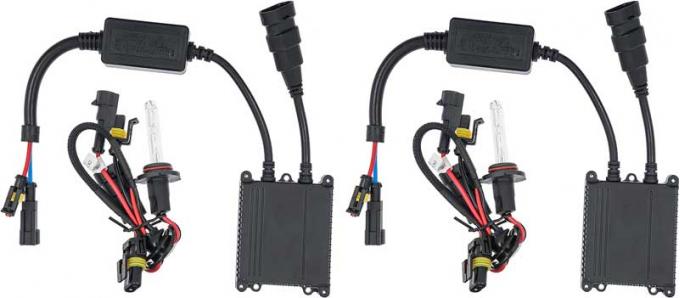 9005 Series HID Headlamp Bulbs - White 6000K, High Beam