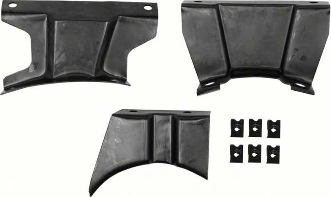 1970-72 Camaro, Console Mounting Bracket Set, Automatic Trans, with Hardware, 3 Piece Set