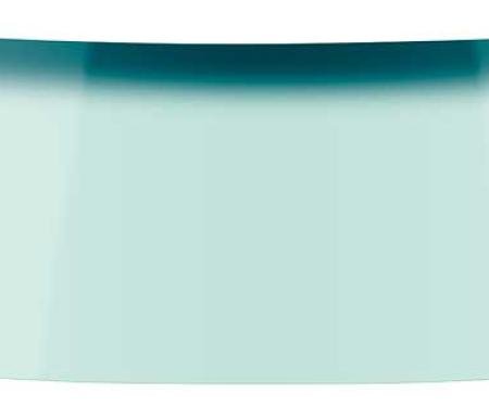 1964-67 Buick, Chevrolet, Oldsmobile, Pontiac, A Body, Front Windshield Glass, Green Tint, with Blue/Green Upper Shaded Band