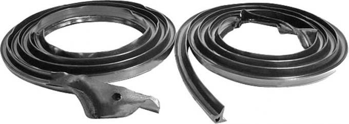 OER 1970-74 Mopar E-Body Door Weatherstrip Includes End Caps ME500