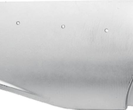 OER 1957 Chevy Bel Air, 150, 210, Lower Rear Quarter Repair Panel, LH Drivers Side, Weld-Thru Coating TF400977
