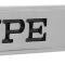 1974-76 Camaro, "Type LT" Sail Panel / Rear Panel Emblem, 3 Pin Design, Each, GM Licensed