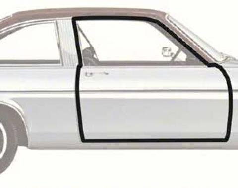 OER 1973-79 Nova 2 Door Coupe Door Frame Weatherstrips K445