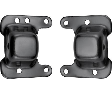1968-72 Chevelle, El Camino, Monte Carlo, 1973-77 Cutlass, Grand Prix, V8 Engine Mounting Brackets, LH & RH, Pair