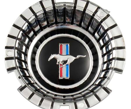 1966 Ford Mustang, Wheel Center Emblem, For Spinner on Standard Wheel Cover