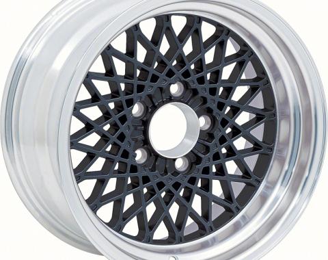 1982-92 Firebird GTA Style Alloy Wheel, 16" X 8", 4-3/4" Backspacing, 0mm Offset, Black, Each