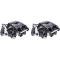 1968-79 GM Rear Brake Conversions, Rear Caliper Set, Metric Style, With Emergency Brake, Loaded With D154 Brake Pads, (2) RH Calipers, Black Finish