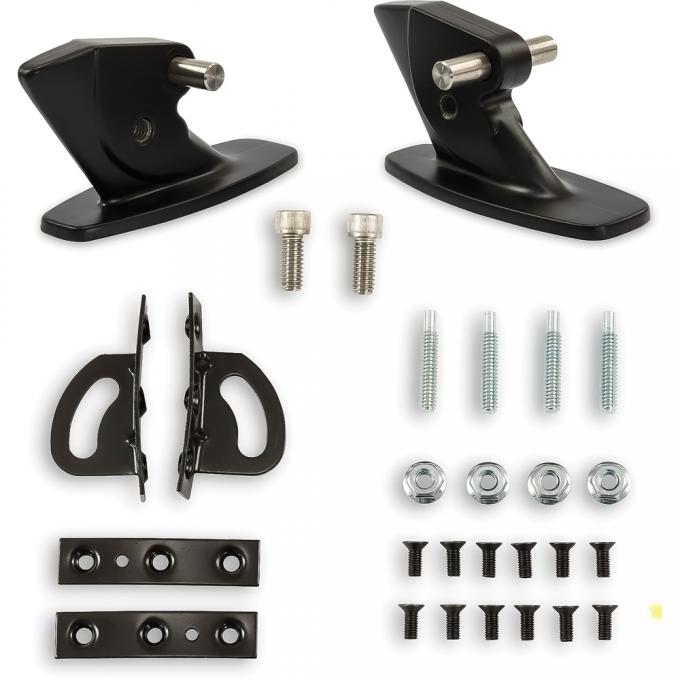 1971-73 Mustang, Rear Spoiler Mounting Kit, Brackets & Hardware