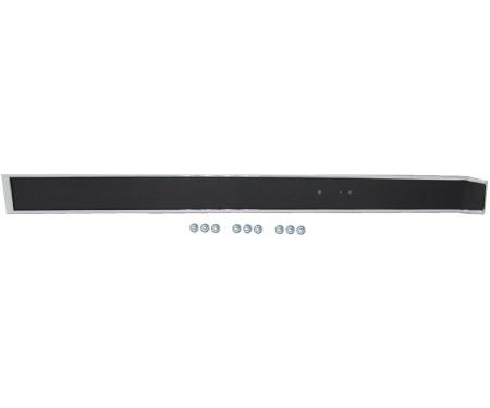 OER 1981-91 Chevrolet, GMC Pickup, Blazer, Jimmy, Suburban, Dash Plate Molding, w/o AC, Black with Chrome Accent 14023039