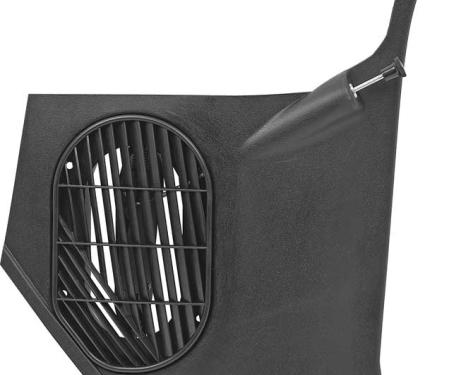1965-67 Chevy II, Nova, Interior Kick Panel, Black, RH Passenger Side
