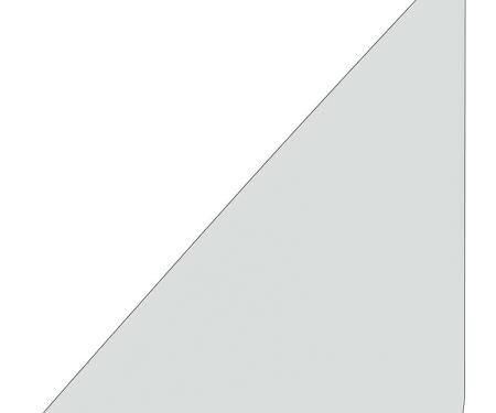 OER 1963-64 Impala, GM Full-Size 2-Door Hardtop/Coupe, 4-Door Hardtop, 4-Door Sedan, Vent Glass, LH/RH, Clear VG2435C