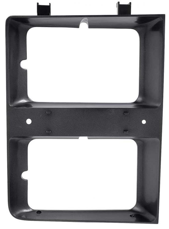 1983-84 Chevy Pickup, Blazer, Suburban, Headlamp Bezel, Dual Headlamp, Dark Gray Metalic, RH, Passenger Side