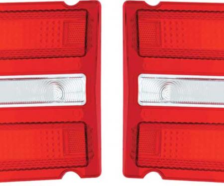 1968 Dodge Dart, Tail Light Lens, RH and LH, Pair
