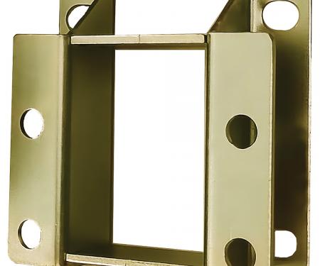 OER Power Brake Booster Bracket, For Flat Firewall Mounting, Fits Boosters With 3-3/8" Square Bolt Pattern, Gold Zinc Plated 154829A