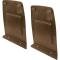 OER 1971-78 Camaro, Firebird, 1973-79 Nova, X-Body, 1971-80 H-Body, Bucket Seat Back Panel Set, Dark Saddle K7118
