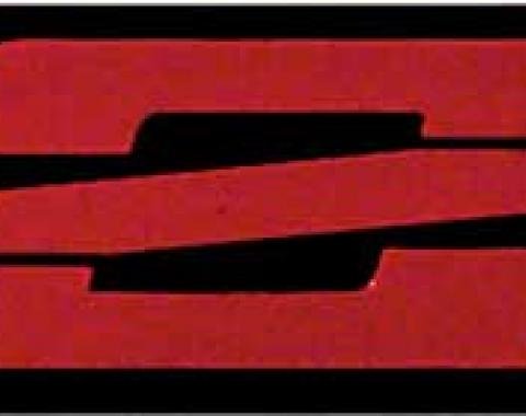 OER 1991-92 Camaro Z28 Bright Red Rocker Panel Emblem 10179123