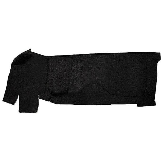 1967-72 Chevrolet/GMC Truck, Gas Tank Cover, Cut and Sewn, Raylon Loop Material, Black