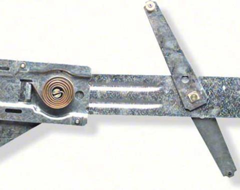 1968-69 Camaro, Firebird, Manual Front Door Window Regulator, with Deluxe Interior, RH Passenger Side