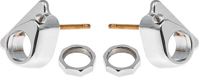 OER 1955-59 Chevrolet / GMC Truck Wiper Tower Bezels and Nuts TR5559