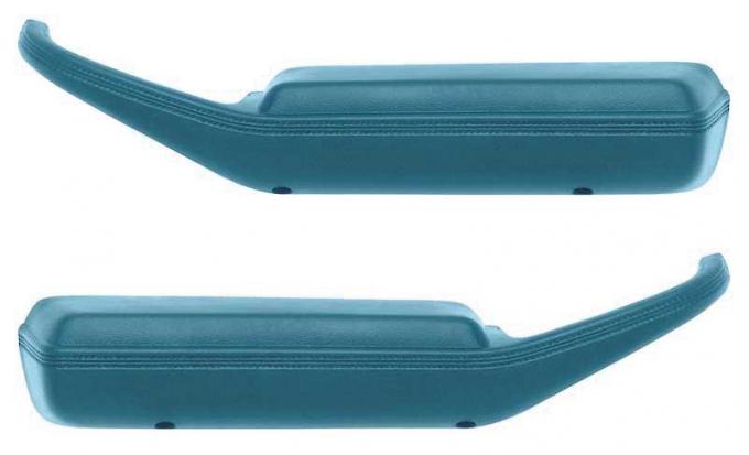 OER 1977-79 Camaro / Firebird Arm Rest Pad / Door Pull Handles - Light Blue - Pair K74103