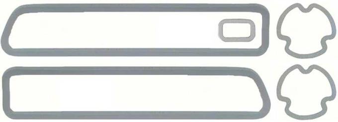 OER 1969 Chevy Camaro, Park Light, Tail Light, License Lamp Gasket Set, except RS, 5 Piece Set K726