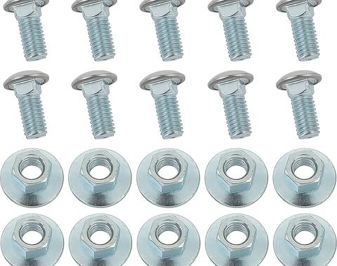 Redline Restomotive® 1967 Chevrolet Camaro 20 Piece OE-Style Front & Rear Bumper Bolt Kit with Highly Polished Head