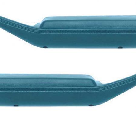 OER 1977-79 Camaro / Firebird Arm Rest Pad / Door Pull Handles - Light Blue - Pair K74103