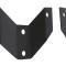 1953-56 Ford F100, F250, F350 Pickup, Front Bumper To Arm Bracket Set, Black EDP Coated