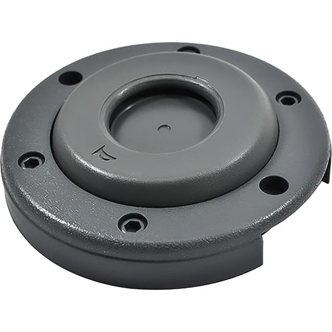 1984-87 Regal, Horn Cap with Outer Mounting Ring, Dark Gray