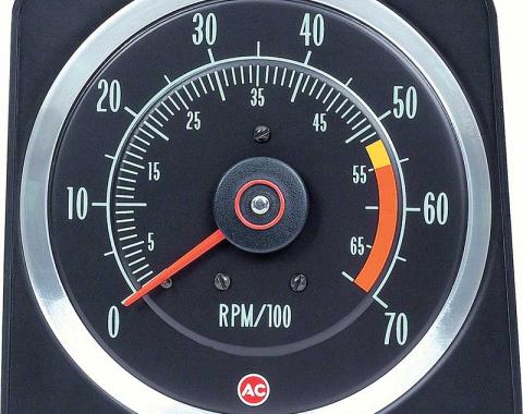 OER 1969 Camaro 396/325 HP, 396/350 HP 5" X 7" Tach with 5500 Red Line 6469382