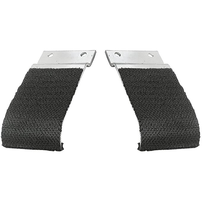 1968-72 Chevelle, GTO, Skylark, Cutlass, 442, LeMans, 1968-70 Tempest, 1969-72 Grand Prix, 1970-72 Monte Carlo, Door Window Guide Plates, LH & RH, Pair 8718075