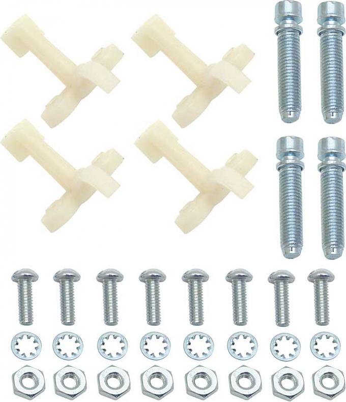 1947-57 Chevy, GMC Pickup Truck, Headlamp Adjusting Hardware Set, 2 Headlamp Style, 32 Piece Set