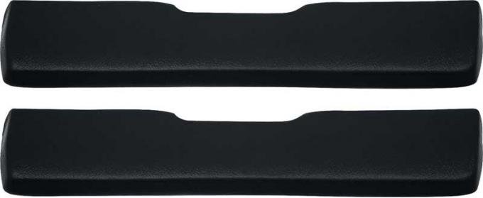 OER 1965-67 Chevrolet Impala, Caprice, Arm Rest Pads, 2 Door Hardtop, Black, Molded Urethane B99143