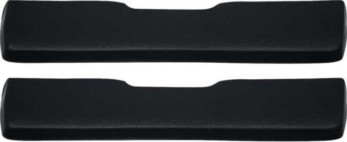 OER 1965-67 Chevrolet Impala, Caprice, Arm Rest Pads, 2 Door Hardtop, Black, Molded Urethane B99143