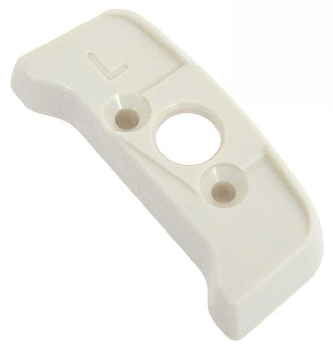 OER 1974-92 Seat Belt Shoulder Belt Guide Escutcheon - LH - White 20552356