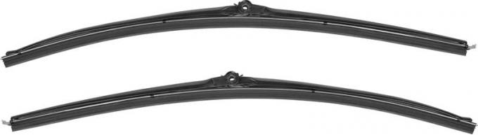 OER 1970-81 Camaro/Firebird 18" Windshield Wiper Blade With Recessed Wipers Black Pair F307