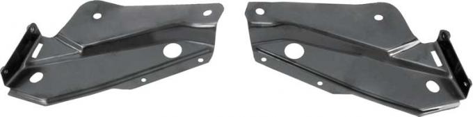 OER 1967-69 Firebird, Radiator Support to Fender Gussets, Pair 14972