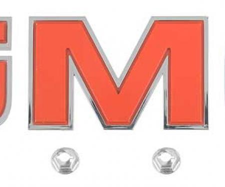 OER 1983-88 GMC Pickup, Jimmy, Suburban, Van, GMC Grill Emblem Letter Set, with Installation Hardware, GM Licensed 153802
