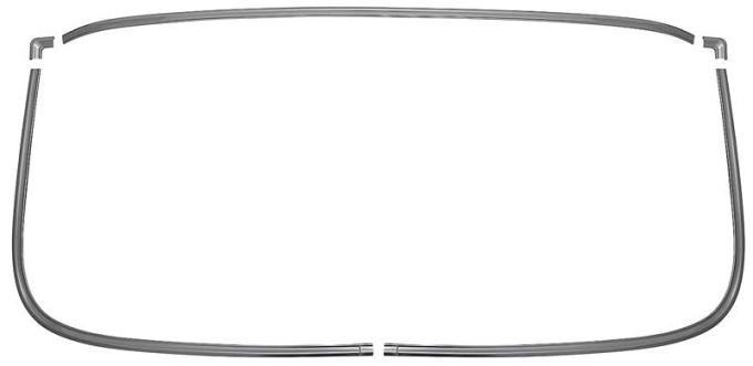 OER 1970-74 Camaro, Firebird, Back Glass Molding Set, "Show Quality Reproduction", C2366