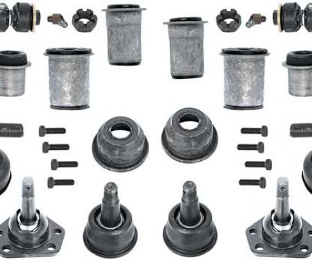 Redline Select® 1968-1974 Nova / Ventura / Apollo / Omega Front End Suspension Rebuild Kit with Inner & Outer Tie Rod Ends