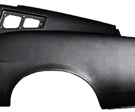 1968 Mustang Fastback, Full Quarter Panel, One-Piece, Early Design, Drivers Side, EDP Coated