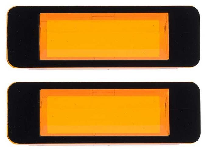 OER 1968-69 Charger Hood Mounted Turn Signal Lens , Pair MB359