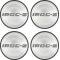 OER 1988-90 IROC-Z Center Hub Cap Insert Set, 4 Piece Set 748635